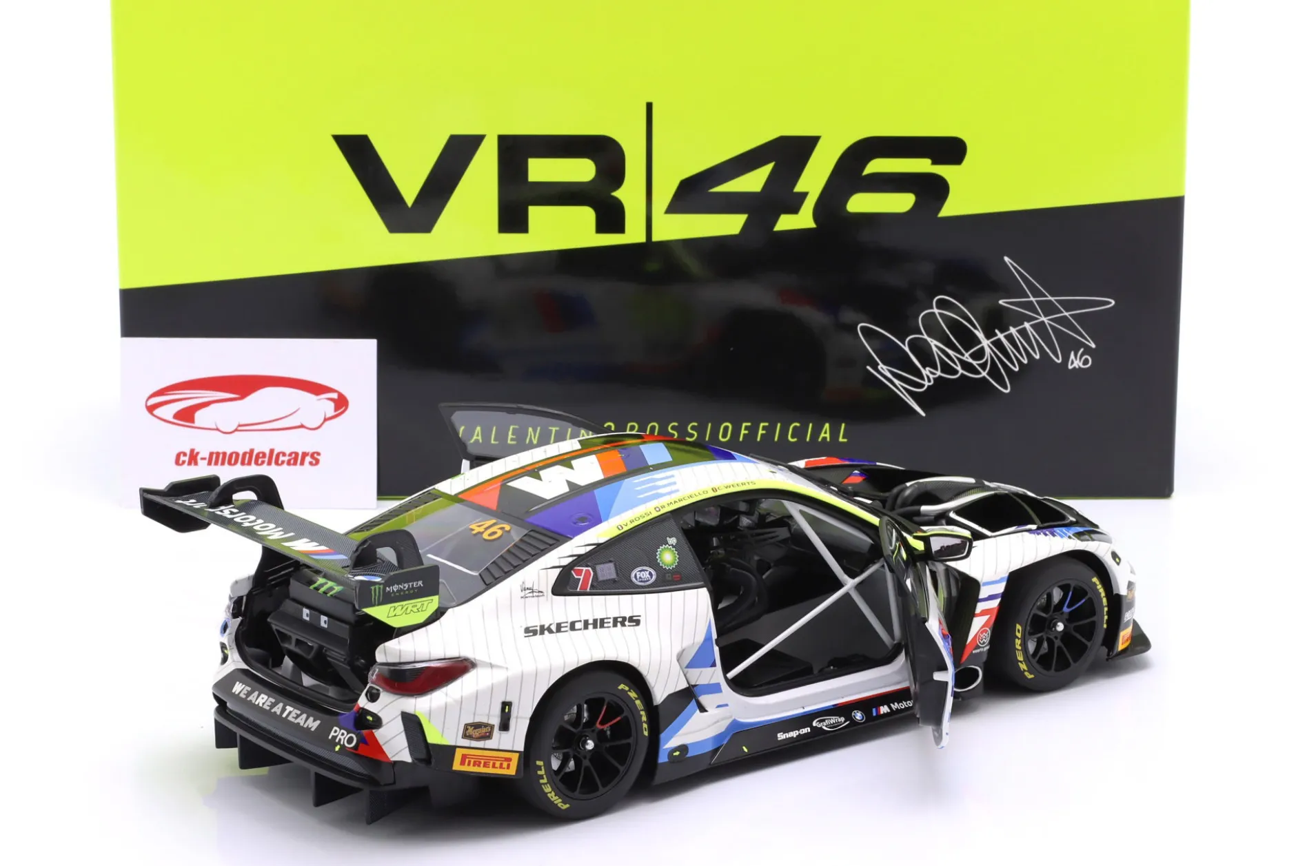 BMW M4 GT3 #46 2nd 12h Bathurst 2025 Team WRT 1:18 Minichamps