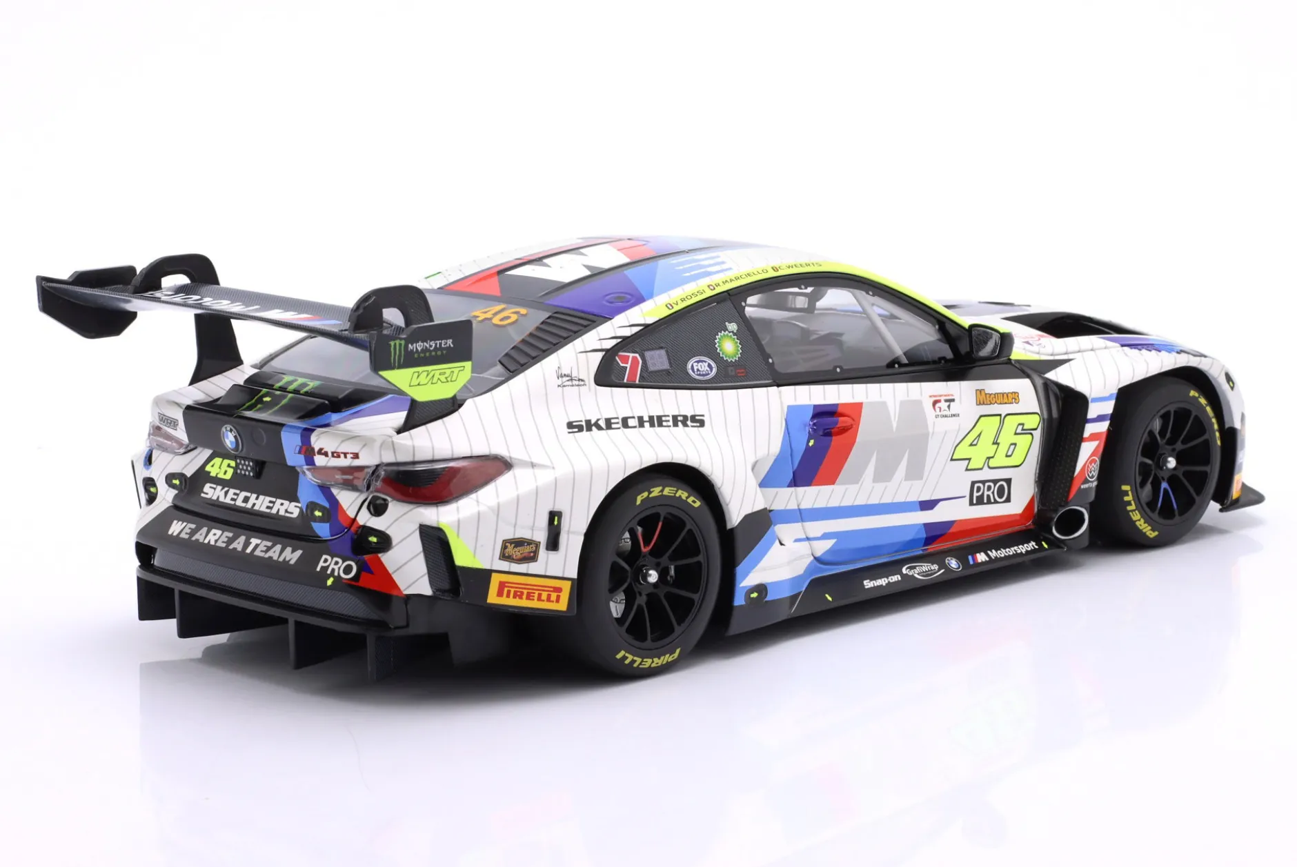 BMW M4 GT3 #46 2nd 12h Bathurst 2025 Team WRT 1:18 Minichamps