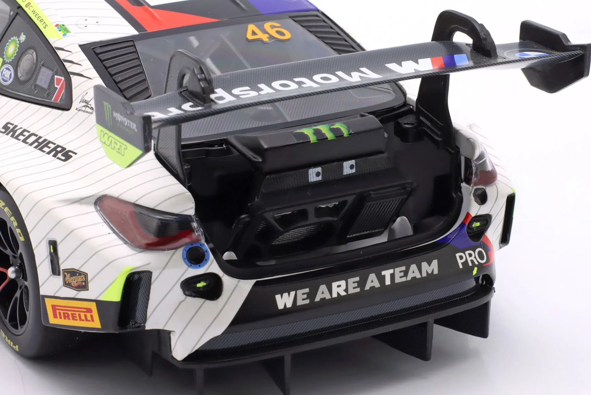 BMW M4 GT3 #46 2nd 12h Bathurst 2025 Team WRT 1:18 Minichamps