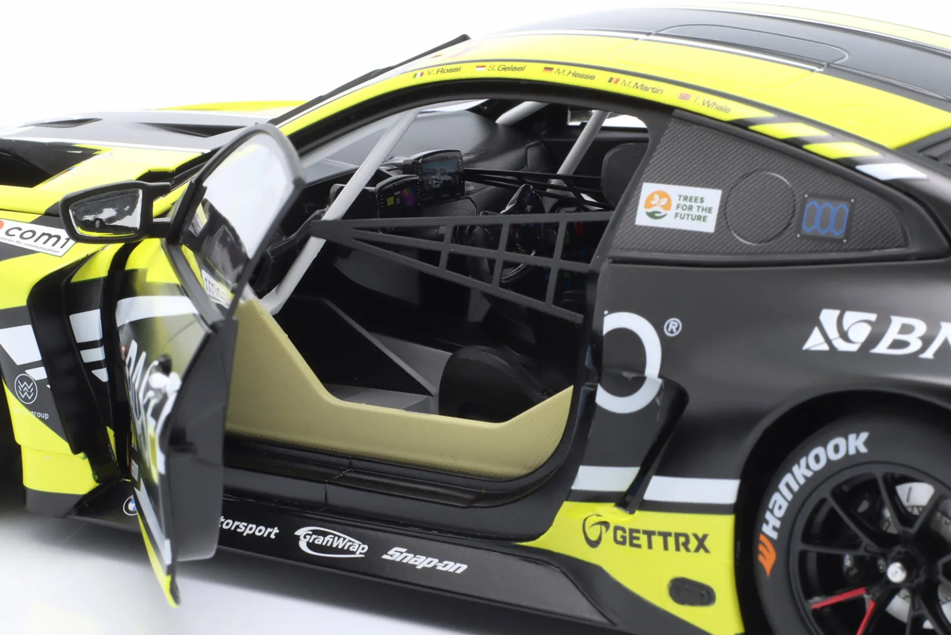 BMW M4 GT3 #46 3rd 24h Dubai 2023 Team WRT Rossi 1:18 Minichamps