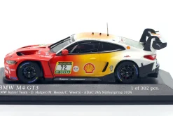 BMW M4 GT3 #72 3rd 24h Nürburgring 2024 Harper, Hesse, Weerts 1:43 Minichamps