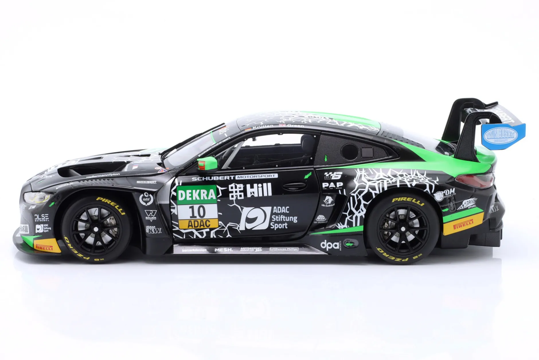 BMW M4 GT3 #10 Sieger Red Bull Ring ADAC GT Masters 2022 Green, Krütten 1:18 Minichamps