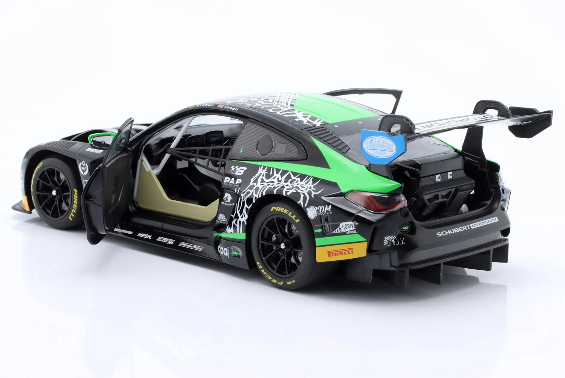 BMW M4 GT3 #10 Sieger Red Bull Ring ADAC GT Masters 2022 Green, Krütten 1:18 Minichamps