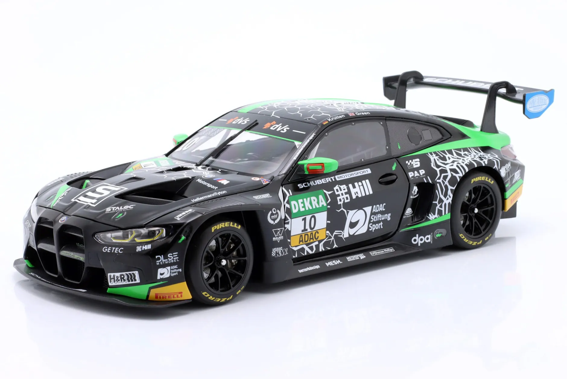 BMW M4 GT3 #10 Sieger Red Bull Ring ADAC GT Masters 2022 Green, Krütten 1:18 Minichamps