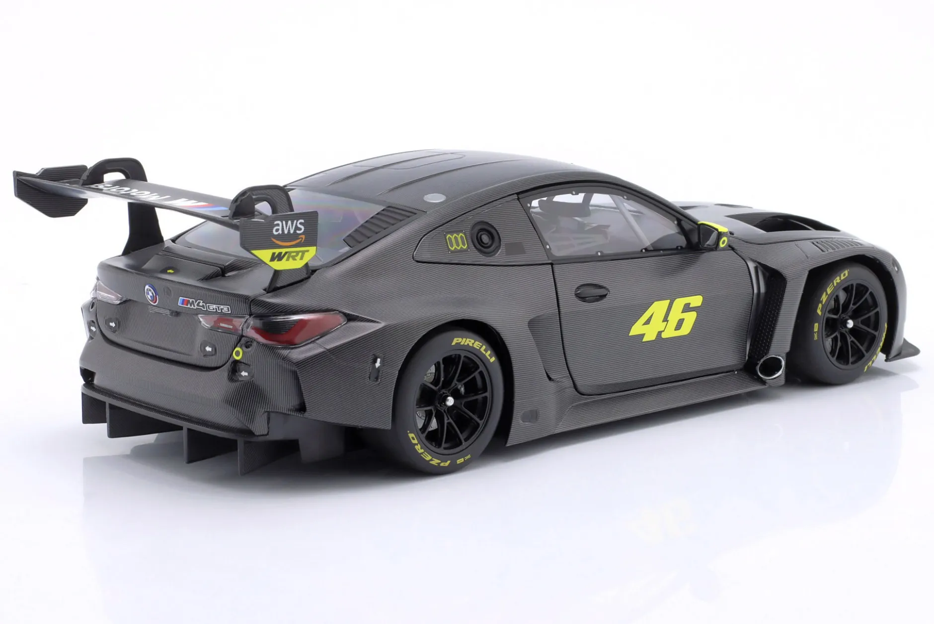 BMW M4 GT3 #46 Test Misano 2024 Valentino Rossi 1:18 Minichamps