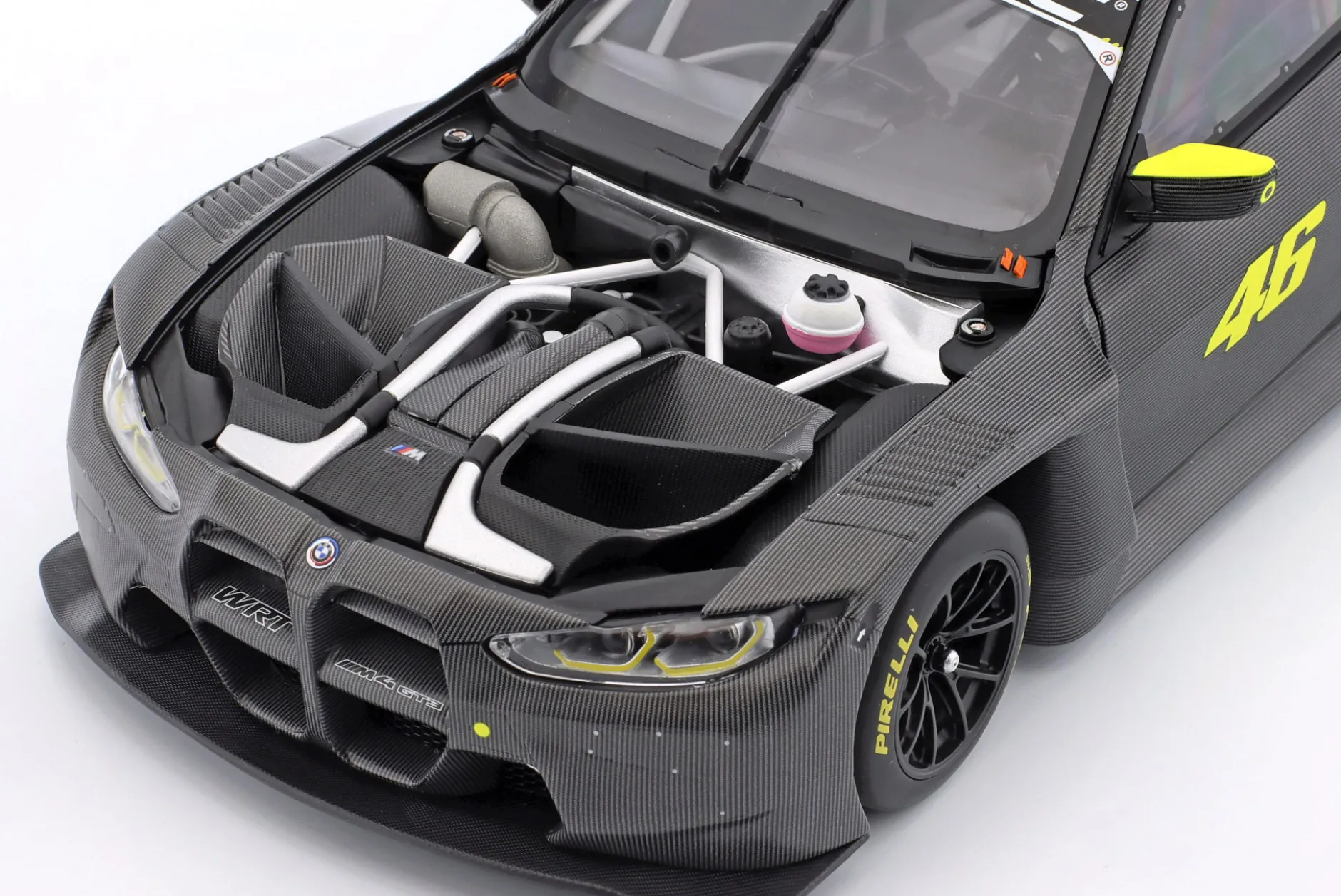 BMW M4 GT3 #46 Test Misano 2024 Valentino Rossi 1:18 Minichamps