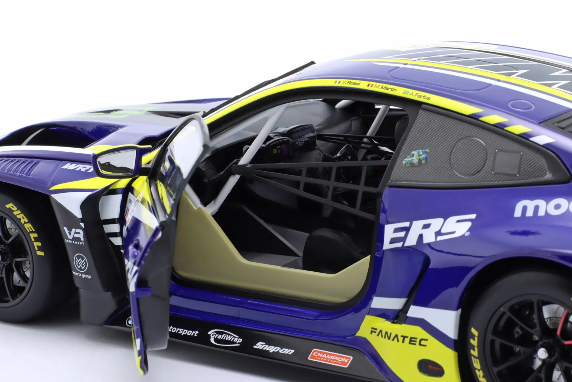 BMW M4 GT3 #46 6th 24h Spa 2023 Rossi, Martin, Farfus 1:18 Minichamps