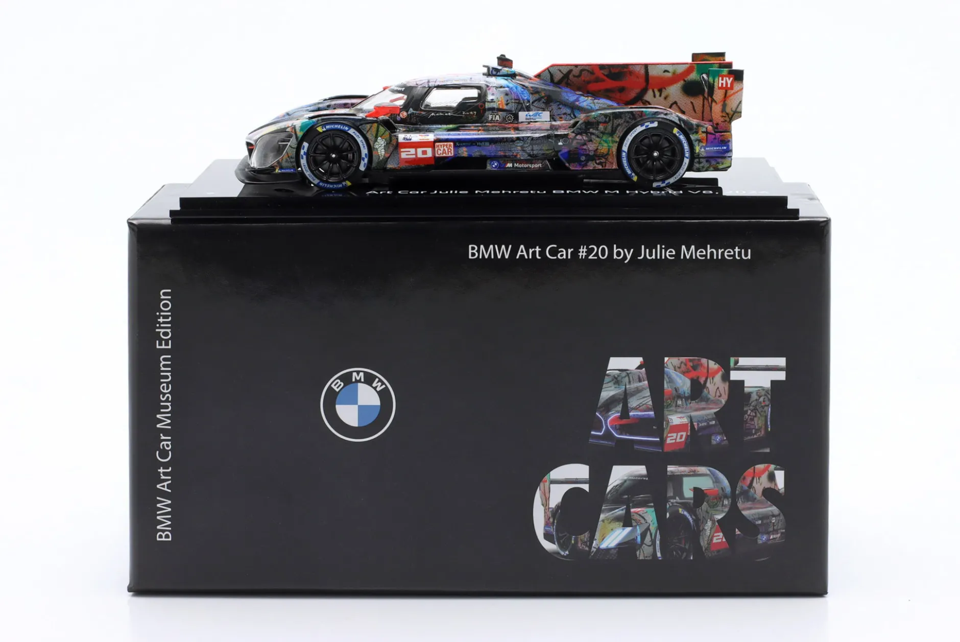 BMW M Hybrid V8 #20 24h LeMans 2024 Art Car Julie Mehretu 1:43 Norev