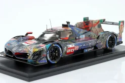 BMW M Hybrid V8 #20 24h LeMans 2024 Art Car Julie Mehretu 1:18 Spark