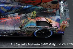 BMW M Hybrid V8 #20 24h LeMans 2024 Art Car Julie Mehretu 1:18 Spark