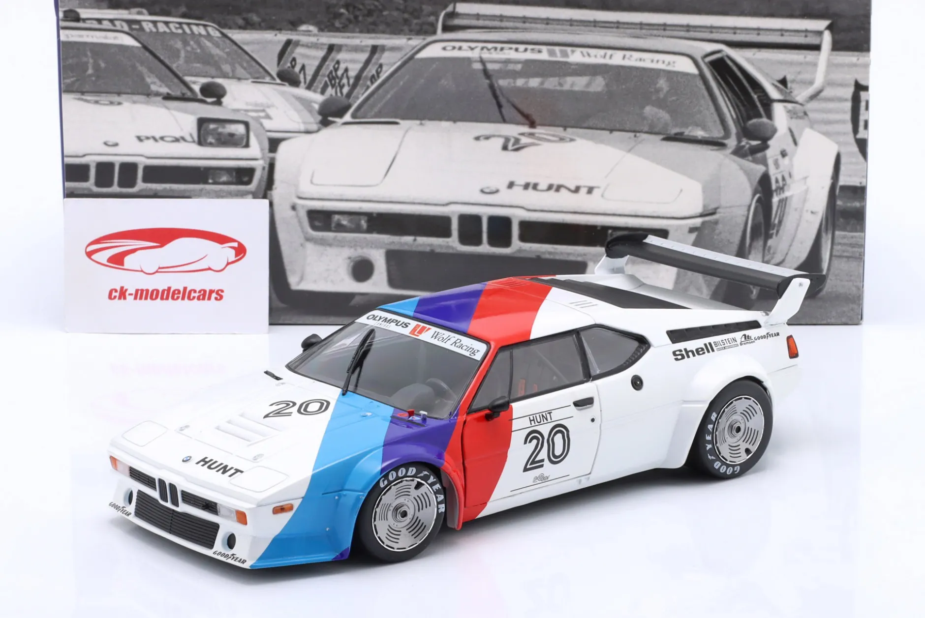 BMW M1 Procar #20 BMW M1 ProCar Serie Donington Park 1979 James Hunt 1:18 WERK83