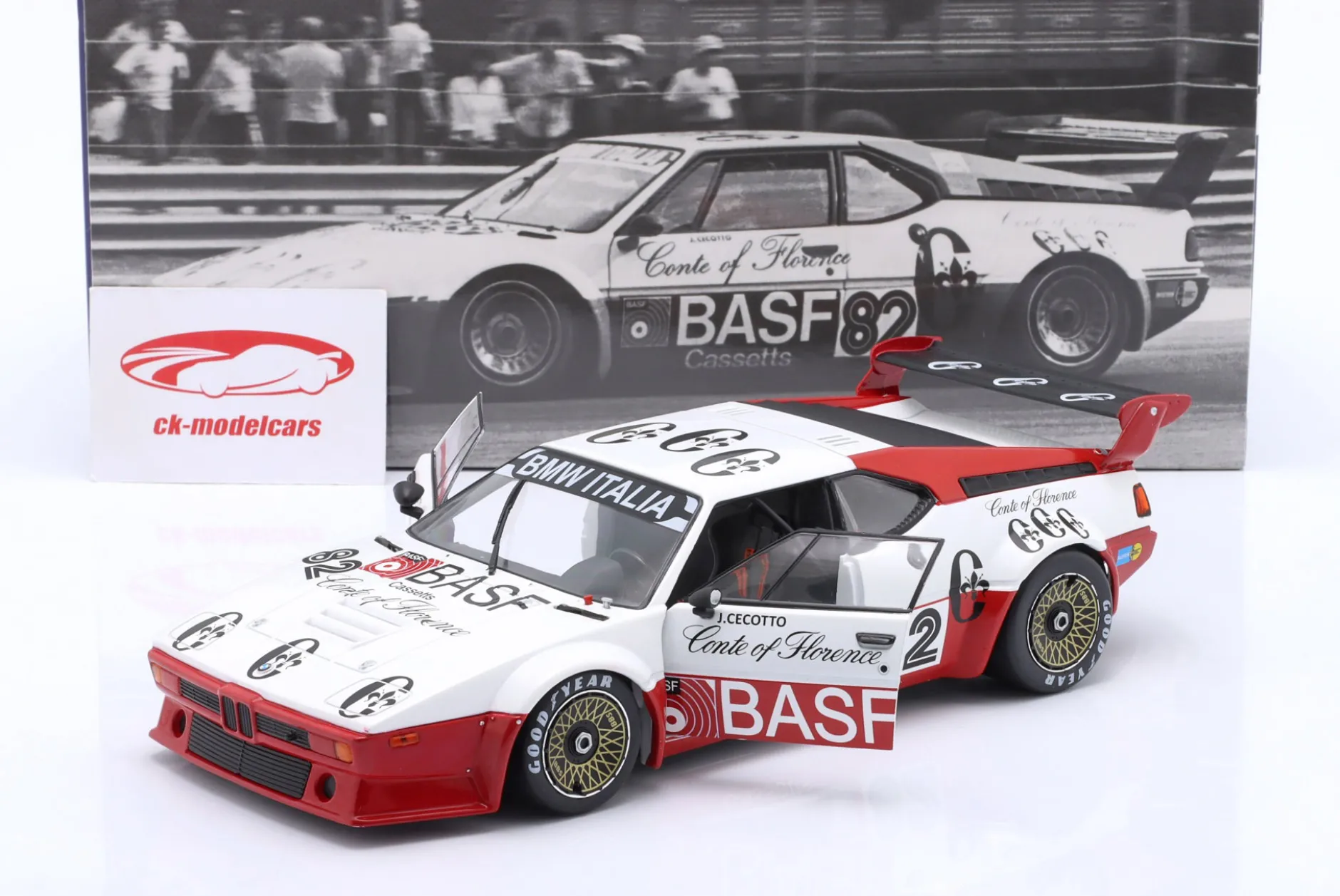 BMW M1 Procar #82 BMW ProCar Serie Imola 1980 Johnny Cecotto 1:18 WERK83