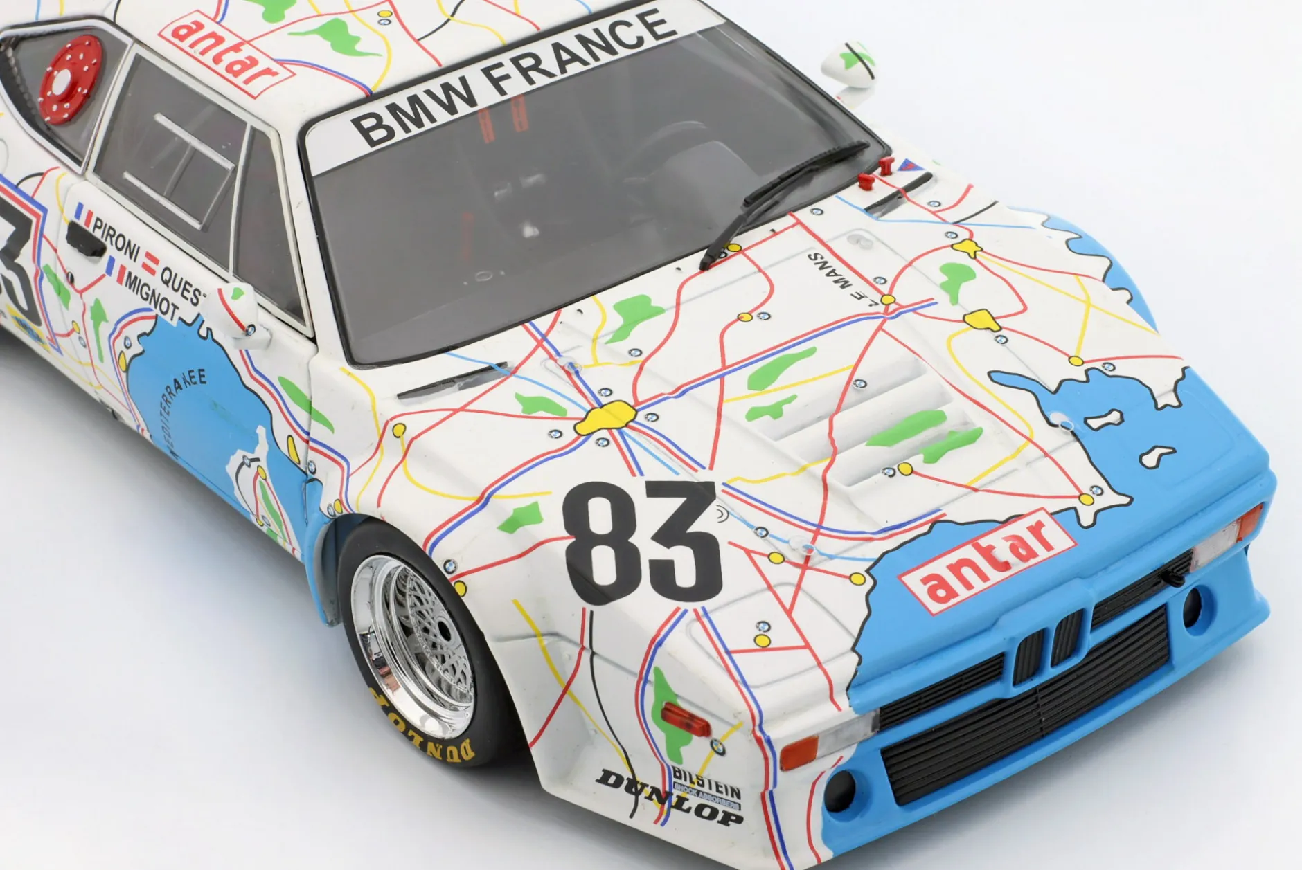 BMW M1 Procar #83 24h LeMans 1980 Quester, Pironi, Mignot 1:18 WERK83
