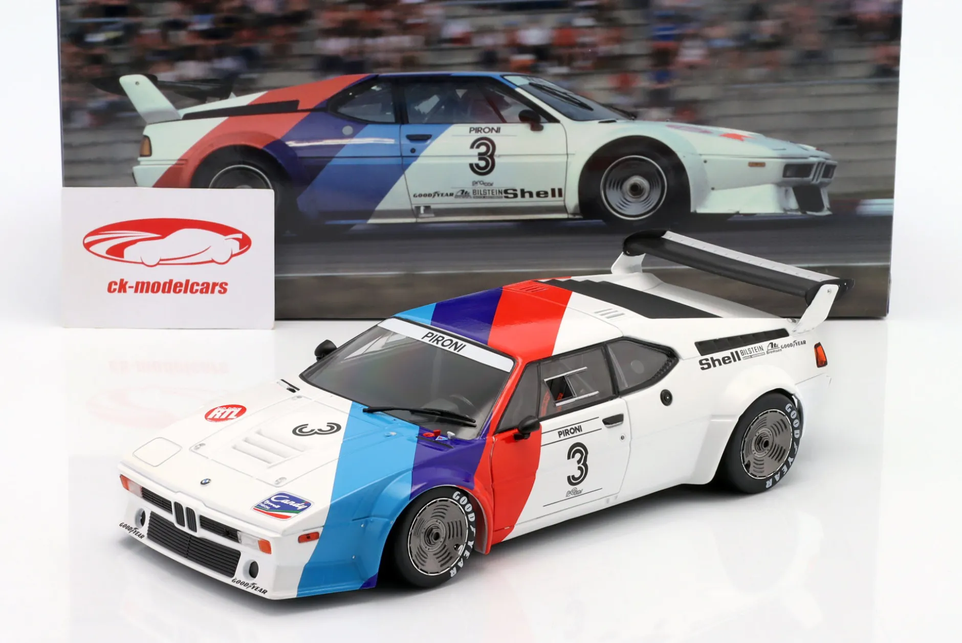 BMW M1 Procar #3 M1 ProCar Series 1979 Didier Pironi 1:18 Werk83