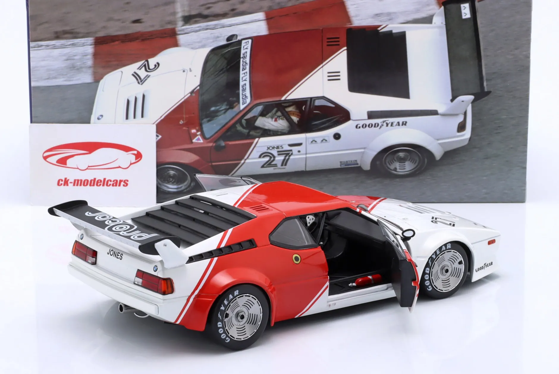 BMW M1 Procar #27 ProCar Serie 1980 Alan Jones 1:18 WERK83