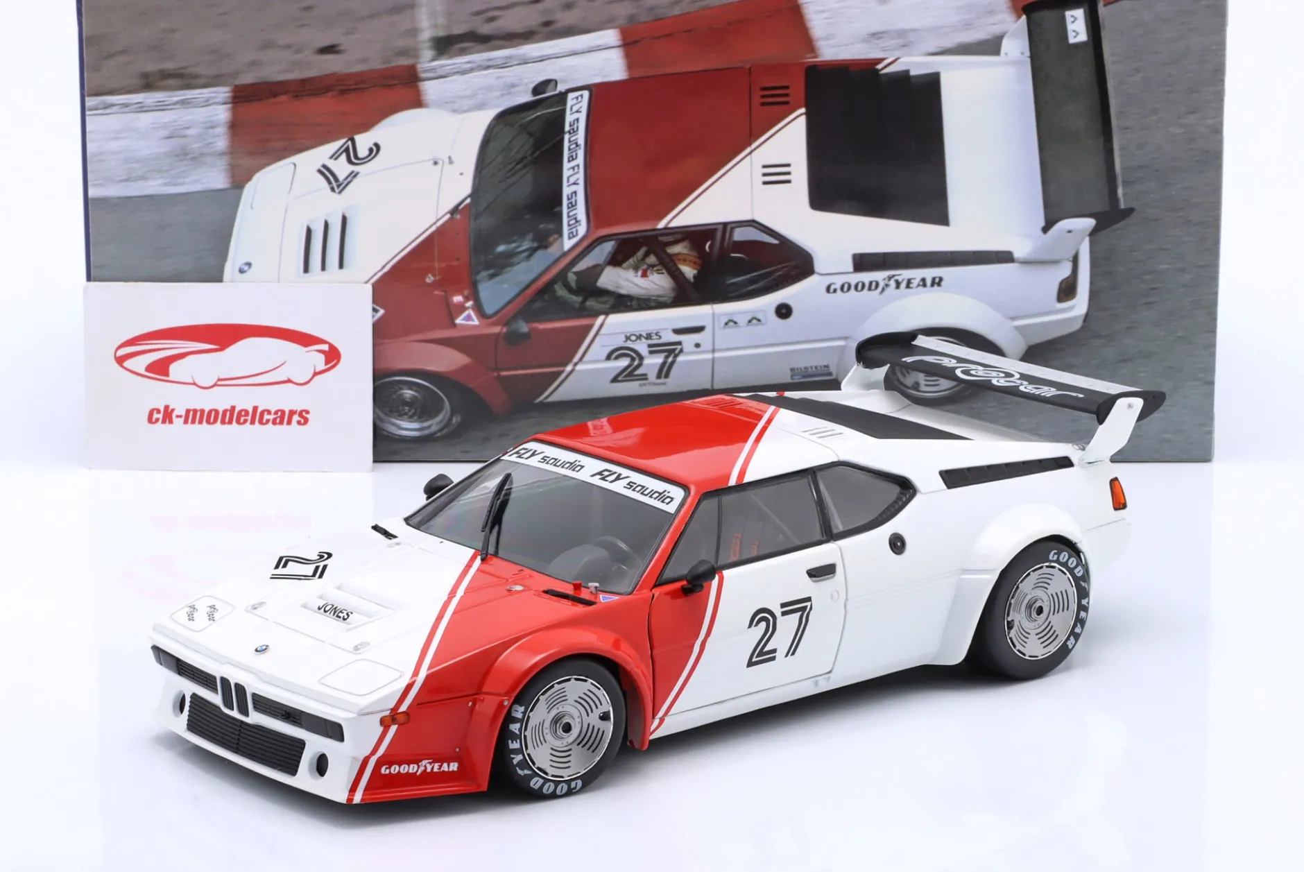 BMW M1 Procar #27 ProCar Serie 1980 Alan Jones 1:18 WERK83