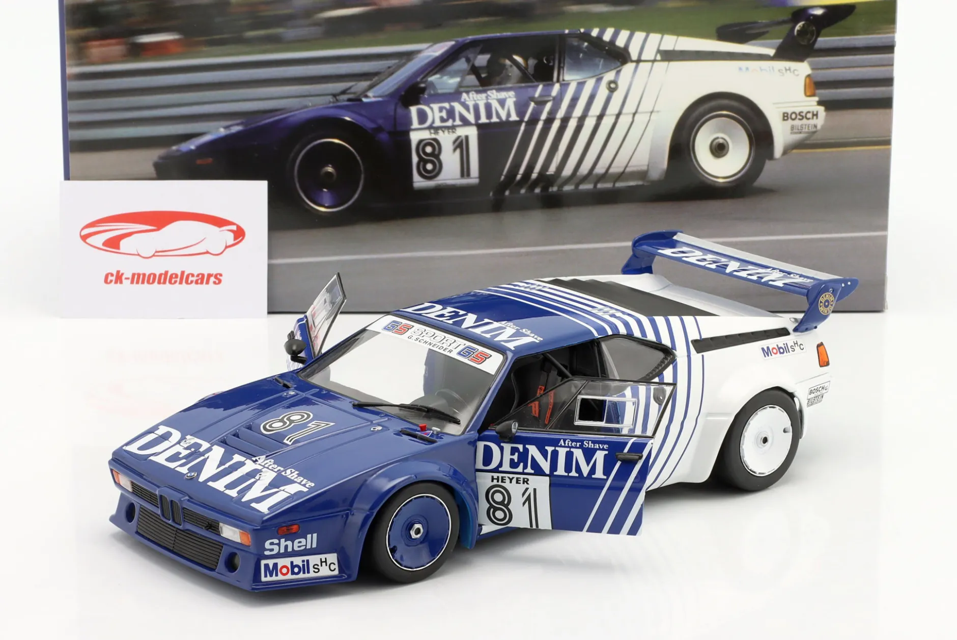 BMW M1 Procar #81 ProCar Serie 1980 Hans Heyer 1:18 WERK83