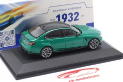 BMW M3 Sedan (G80) Competition Baujahr 2023 Isle of Man grün 1:43 Solido