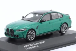 BMW M3 Sedan (G80) Competition Baujahr 2023 Isle of Man grün 1:43 Solido