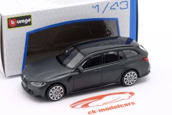 BMW M3 Touring Baujahr 2023 mattgrau 1:43 Bburago