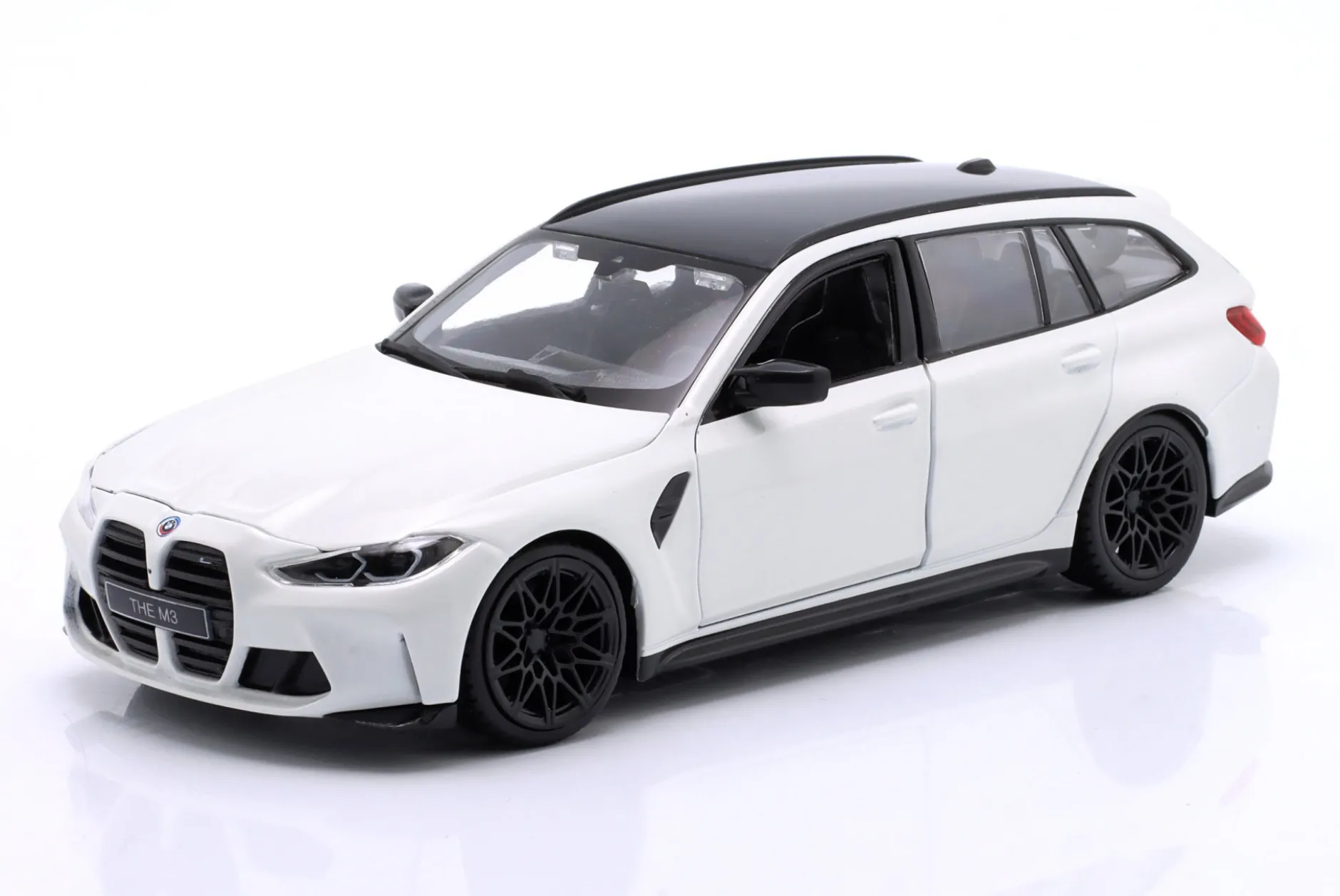 BMW M3 Touring Baujahr 2023 weiß 1:24 Bburago