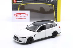 BMW M3 Touring Baujahr 2023 weiß 1:24 Bburago
