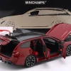 BMW M5 Touring (G99) Baujahr 2024 dunkelrot metallic 1:18 Minichamps