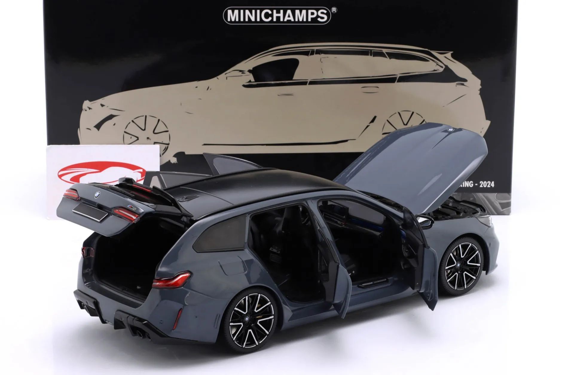 BMW M5 Touring (G99) Baujahr 2024 grau metallic 1:18 Minichamps