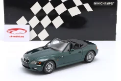 BMW Z3 Roadster (E36/7) Baujahr 1997 dunkelgrün metallic 1:18 Minichamps