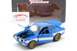 Brian's Ford Escort RS2000 MKI Fast & Furious 6 2013 blau / weiß 1:24 Jada Toys