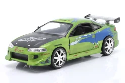 Brian's Mitsubishi Eclipse Fast & Furious (2001) grün / Dekor 1:24 Jada Toys