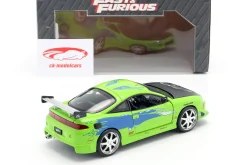 Brian's Mitsubishi Eclipse The Fast and the Furious 2001 grün 1:24 Jada Toys