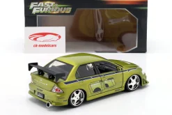 Brian's Mitsubishi Lancer Evo VII 2 Fast 2 Furious (2003) grün 1:24 Jada Toys