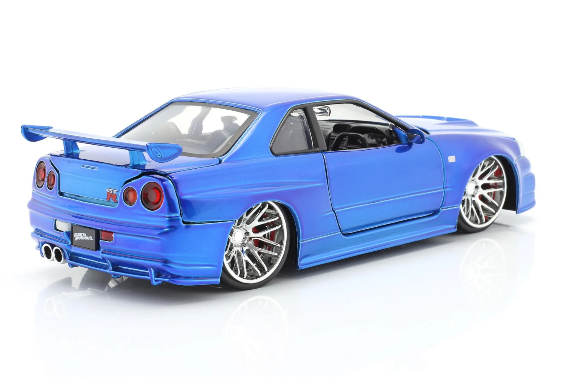 Brian´s Nissan Skyline GT-R (R34) Fast and Furious blau 1:24 Jada Toys