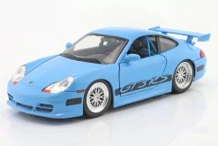 Brian's Porsche 911 (996) GT3 RS Fast and Furious 5 (2011) blau 1:24 Jada Toys