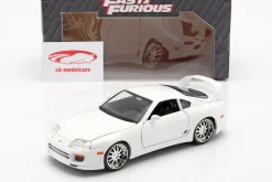 Brian's Toyota Supra aus dem Film Fast and Furious 7 2015 weiß 1:24 Jada Toys