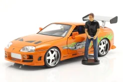 Brian's Toyota Supra 1995 Film Fast & Furious (2001) mit Figur 1:18 Jada Toys