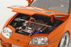 Brian's Toyota Supra 1995 Film Fast & Furious (2001) mit Figur 1:18 Jada Toys