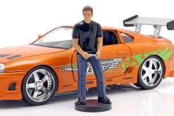 Brian's Toyota Supra 1995 Film Fast & Furious (2001) mit Figur 1:18 Jada Toys