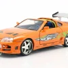 Brian's Toyota Supra 1995 Film Fast & Furious (2001) mit Figur 1:24 Jada Toys