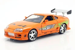 Brian's Toyota Supra Film Fast & Furious 7 (2015) orange 1:24 Jada Toys