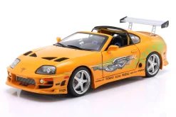Brian's Toyota Supra MK4 Movie Fast & Furious (2001) orange 1:18 Solido
