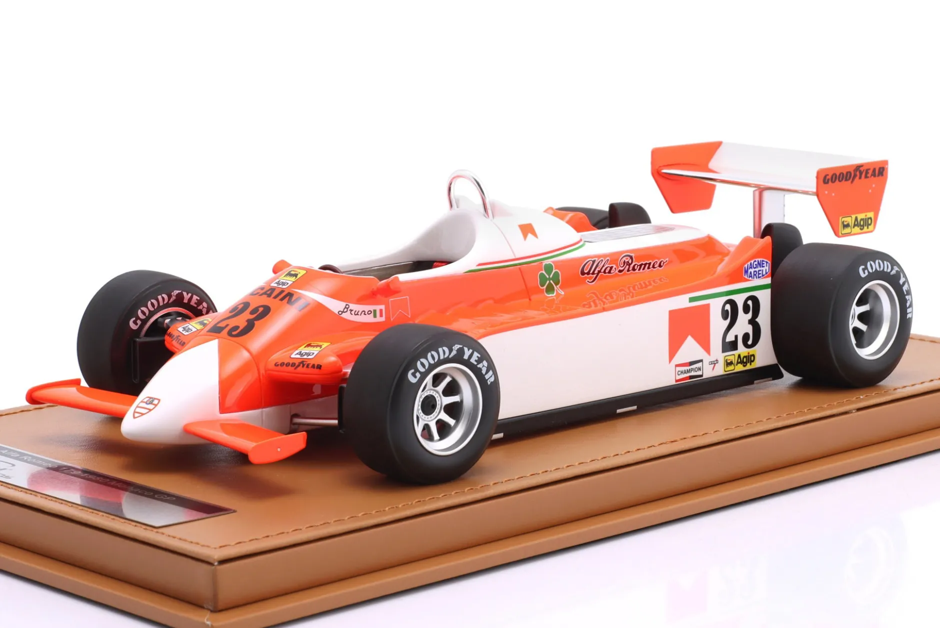 Bruno Giacomelli Alfa Romeo 179 #23 Monaco GP Formel 1 1980 1:18 Tecnomodel
