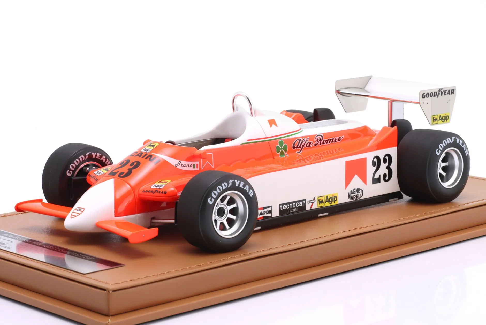 Bruno Giacomelli Alfa Romeo 179 #23 USA Ost GP Formel 1 1980 1:18 Tecnomodel