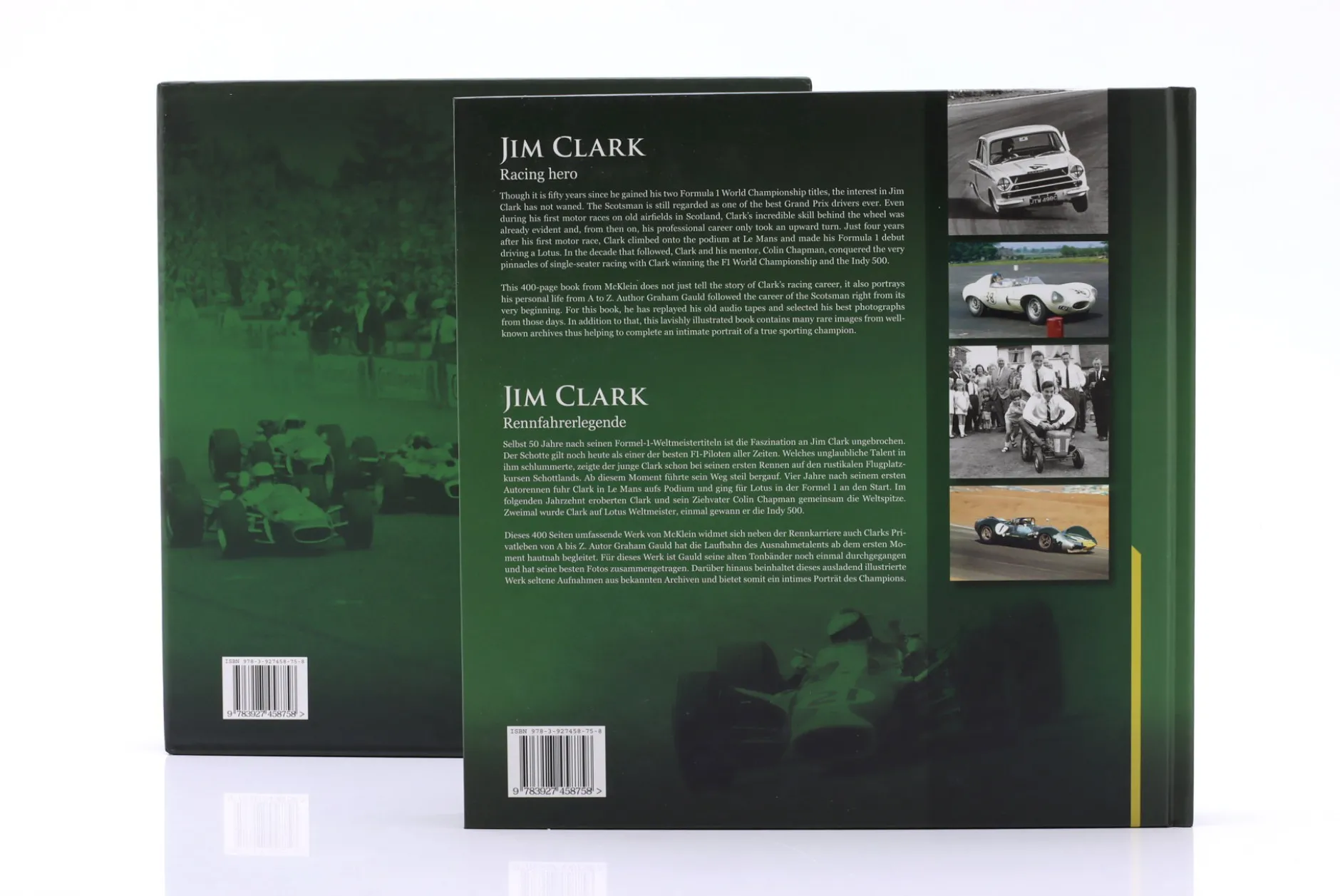 Buch: Jim Clark - Rennfahrerlegende (Graham Gauld) Deutsch / Englisch