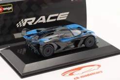 Bugatti Bolide Baujahr 2020 blau / carbon 1:43 Bburago