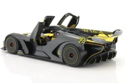 Bugatti Bolide W16.4 Baujahr 2020 gelb / carbon 1:18 Bburago