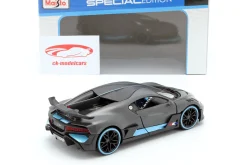 Bugatti Divo Baujahr 2018 mattgrau / hellblau 1:24 Maisto