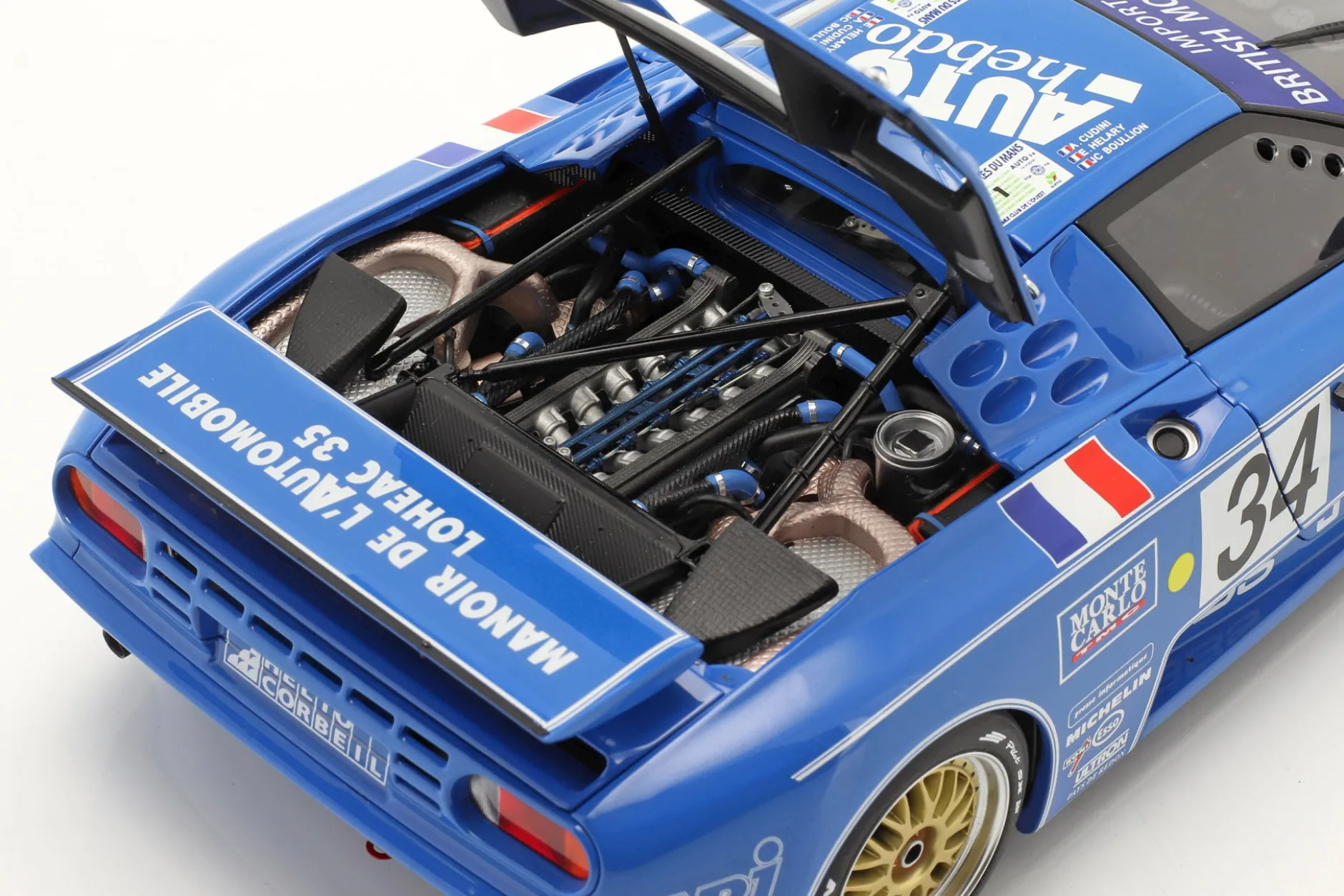 Bugatti EB110 SS #34 24h LeMans 1994 Cudini, Helary, Bouillon 1:18 AUTOart