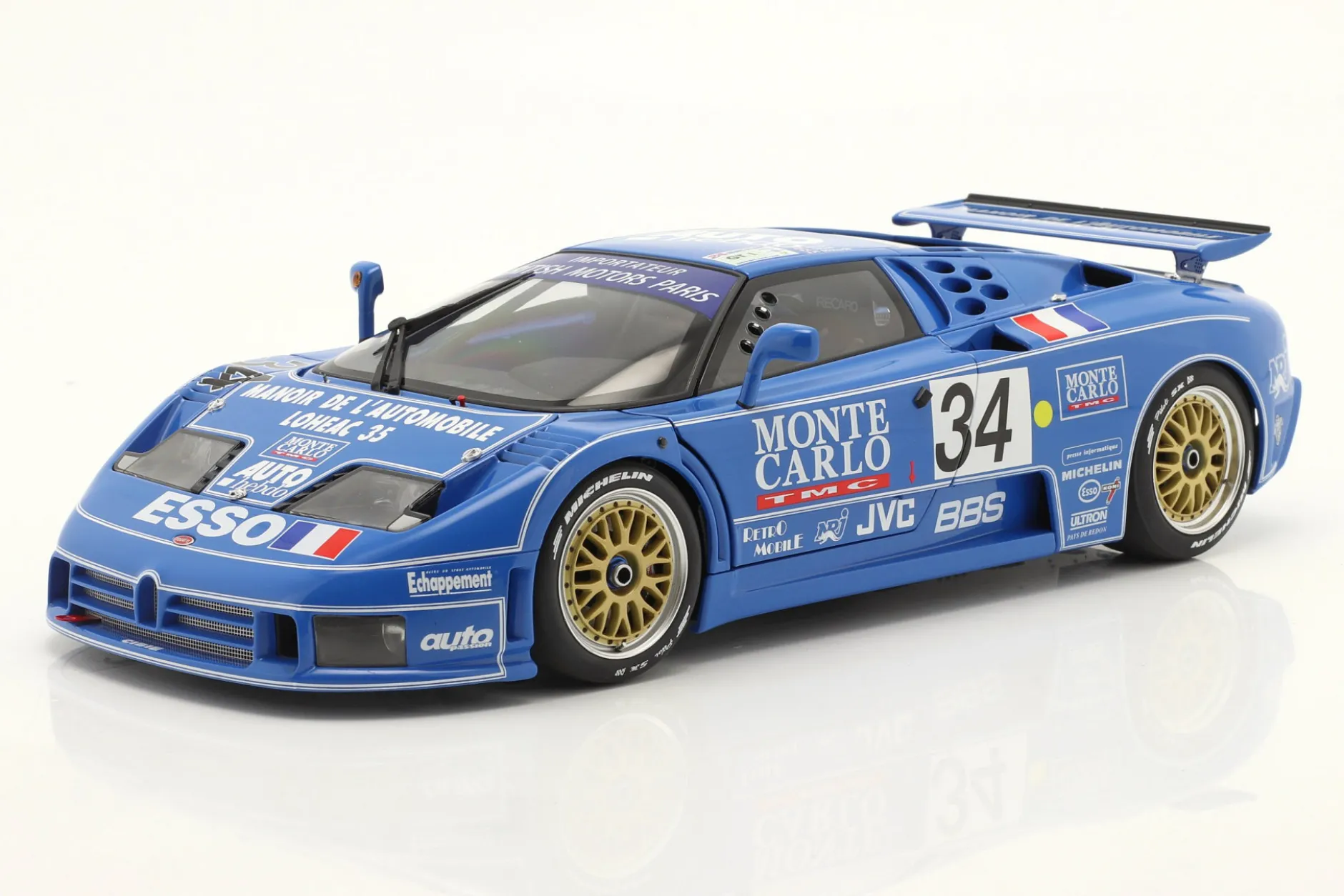 Bugatti EB110 SS #34 24h LeMans 1994 Cudini, Helary, Bouillon 1:18 AUTOart